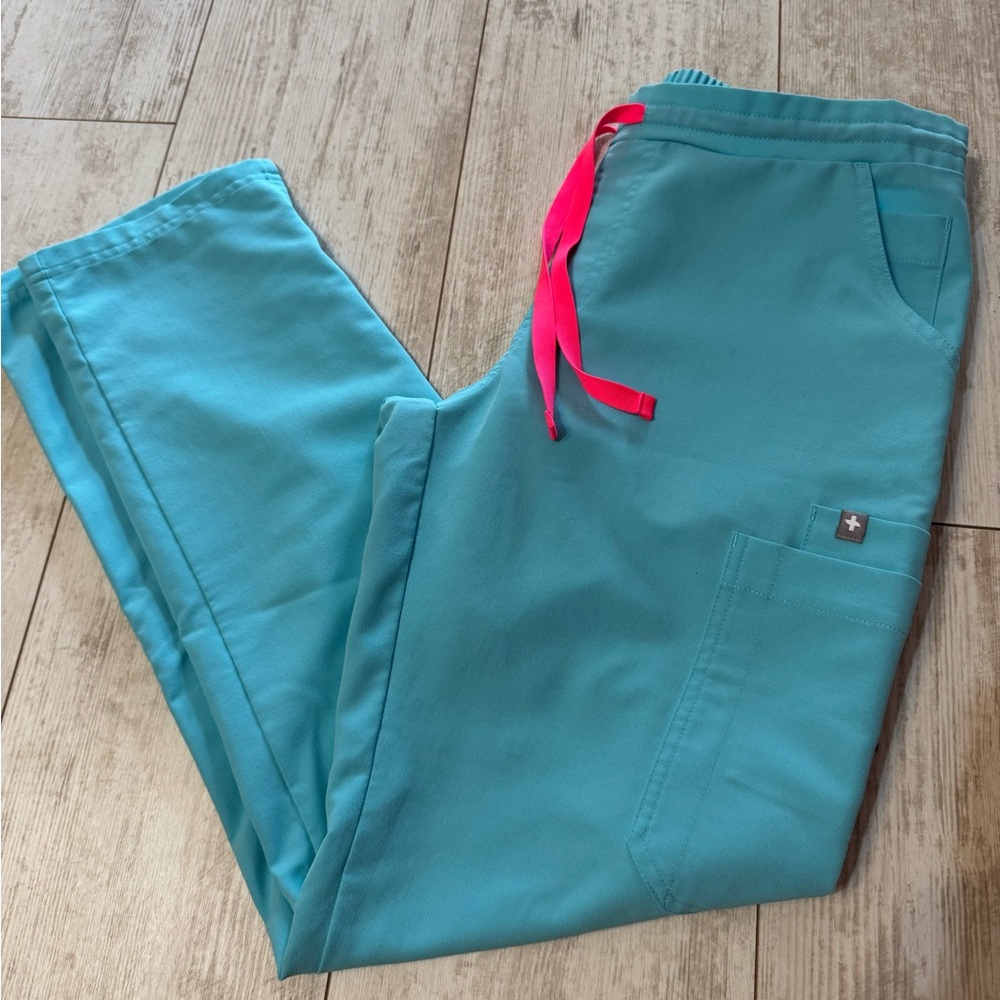 Figs Neon Blue Yola pants